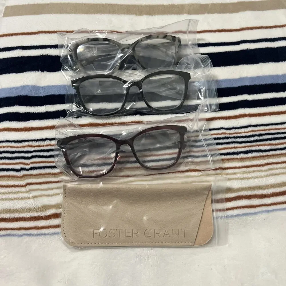 Design Optics by Foster Grant Fashion Cateye Reading Glasses 3 Pk +3.00